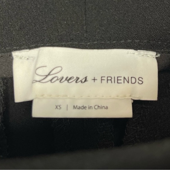 Lovers + Friends Keri Flared Bootcut Pants Trousers Slacks in Black Wide Belt XS - Picture 7 of 14